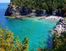 turquoise water in tobermory
